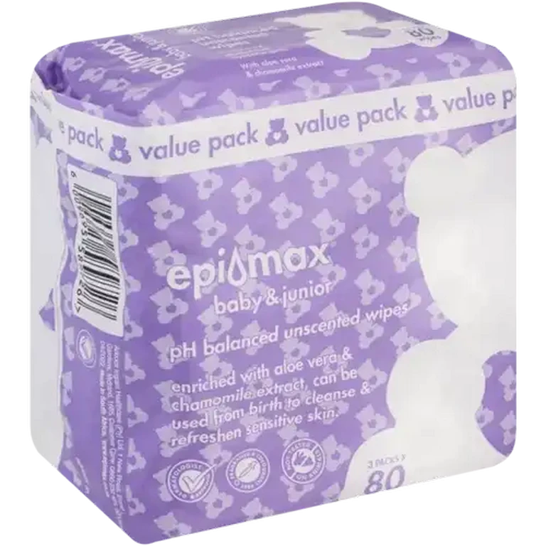 Epimax Wipes 3pack 