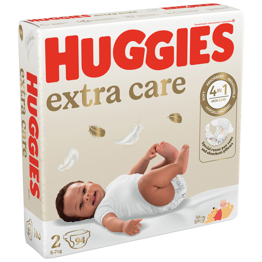 Huggies extra care size 2 94s 