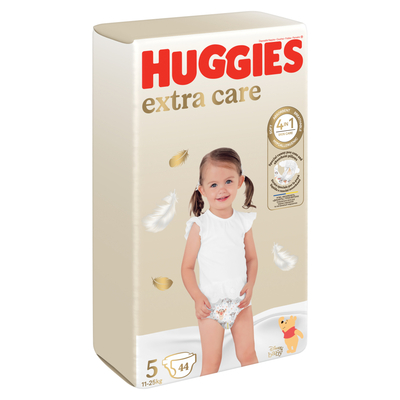 Huggies  extra care size 5 44s 